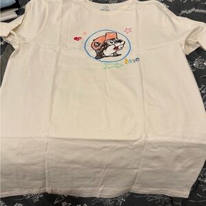 Women's Cream Graphic Tee